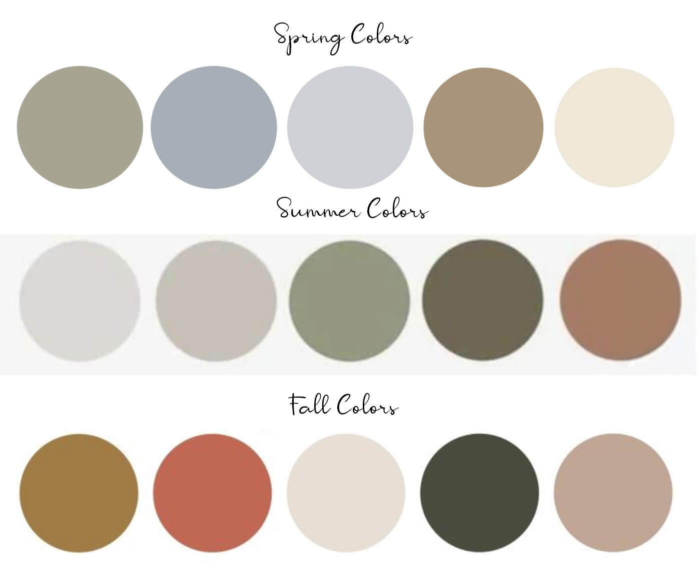 What to wear for family photos color palette